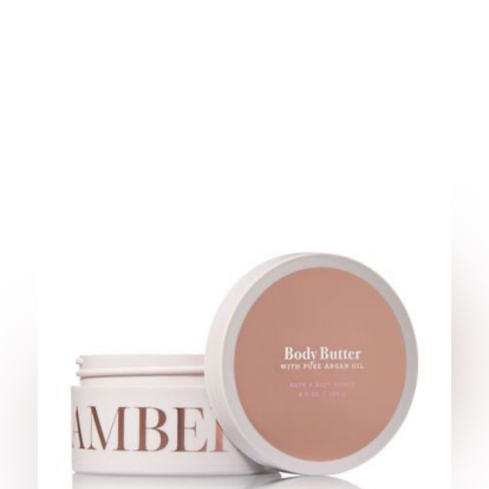 RARE* brand new Amber & Argan body butter, bath and body works